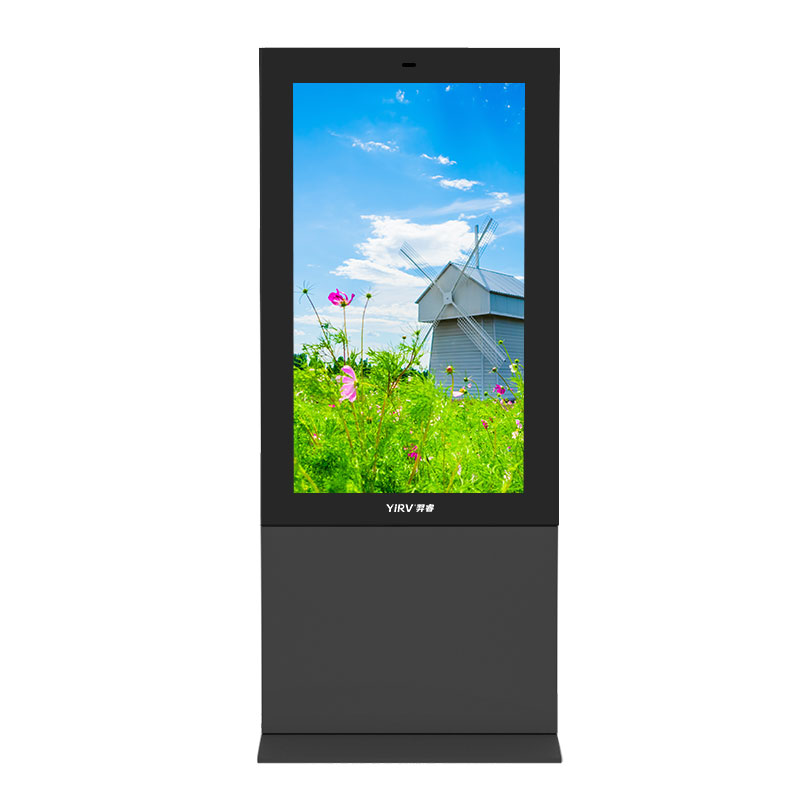 户外立式广告机65寸,支持各种户外广告机外观尺寸定制