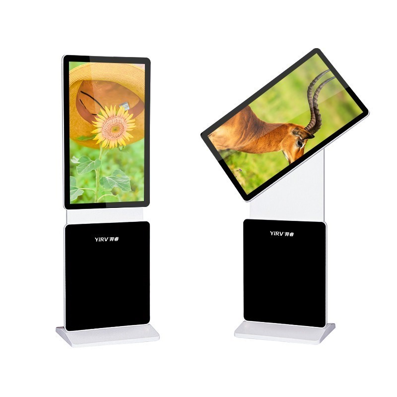 55寸立式旋转电容触摸广告机,支持各种尺寸外观定制
